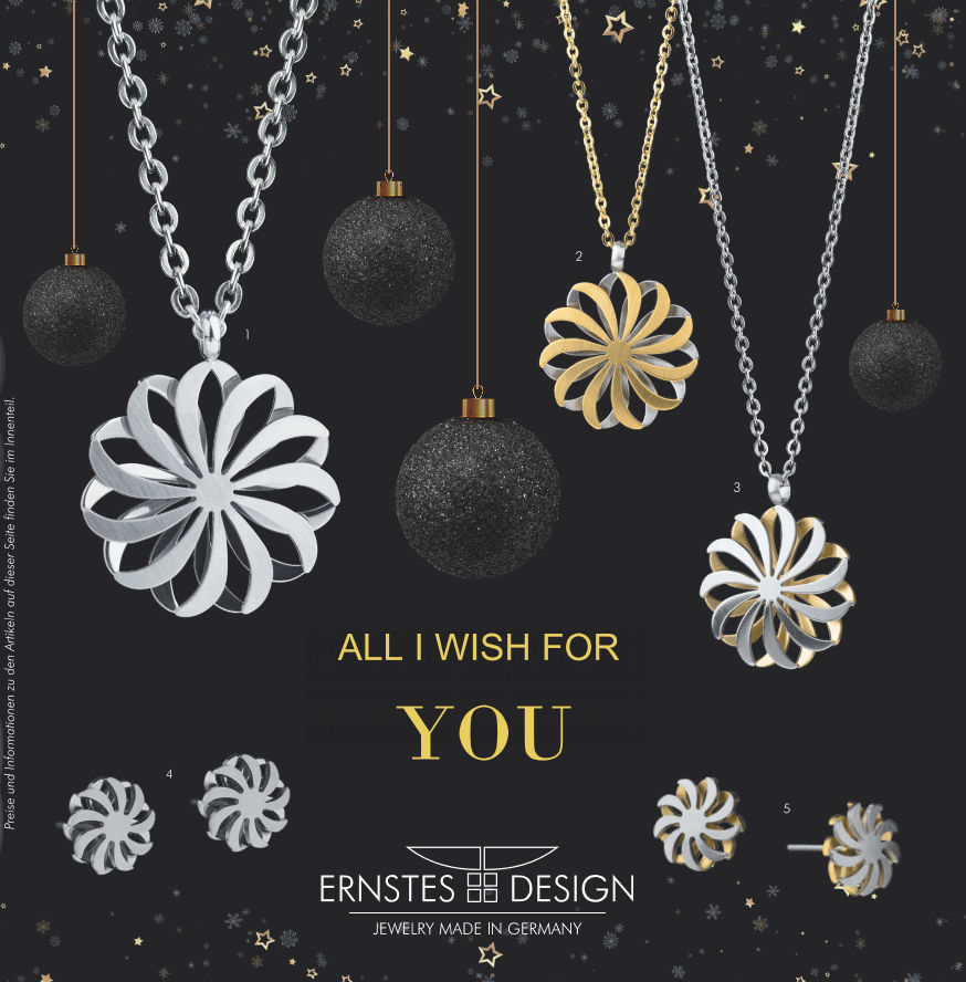 Ernstes Design Weinachtsflyer, Kundenflyer